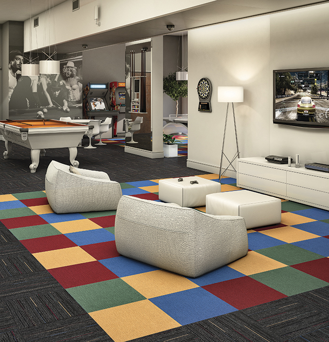 Carpete Tendency Collection Modular Bac
