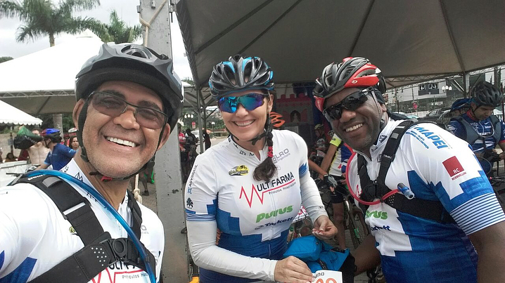 Equipe Uaimii Brasil Ride: Israel, Cristiane e Adriano