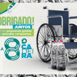 RCervellini conquista 8ª cadeira de rodas com a campanha “Eu Ajudo na Lata”, em parceria com a Unimed